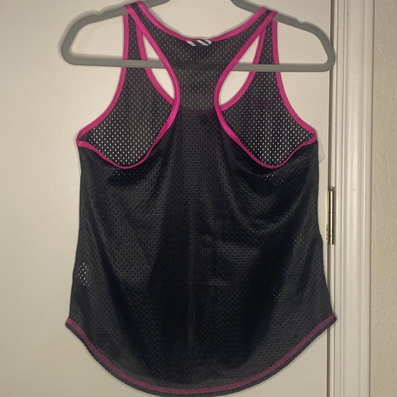 Soffe Black Netted Workout Tank Top - Picture 2 of 4